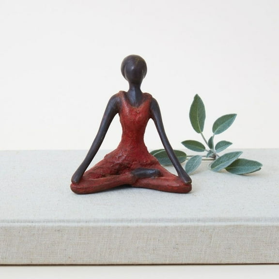 Bronze Lotus Yoga Figurine