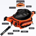 thumbnail image 2 of Modern Fishing Waist Bag Waterproof Fabric Multiple Compartment Adjustable Strap, 2 of 8
