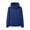 Blue, variant on Riecok Waterproof Jacket for Men Long Sleeve Hooded Jackets Zip Up Coats with Pockets Solid Cozy Trendy Outetwear
