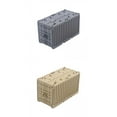thumbnail image 1 of Container Blocks Bricks Box Toy Shipping Container for birthday Gifts 2pcs Macarena Juguetes de bloques de contenedores, 1 of 8