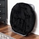 thumbnail image 2 of JJUN Comfy Foldable Chair for Bedroom, Adults Kids Portable Faux Fur Round Chair for Living Room Dorm Room Apartment (2 Pack, Black), 2 of 14