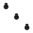 thumbnail image 2 of Jumpingount 100 piezas Tapón de plástico Cordones Ropa deportiva Bloqueo de cable Agujero doble Clip elástico Palanca para bolsa Negro 1.851.5 Type1 NO1, 2 of 6