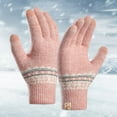thumbnail image 2 of Spring Savings Clearacne Gloves Mittens for Women Knit Gloves for Women Warm Winter Double Jacquard Screen Gloves Warm Hand Socks, 2 of 4