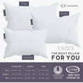 thumbnail image 3 of Lincove Cloud Canadian White Down Luxury Pillow, Standard-Size Soft, 3 of 6