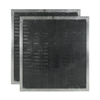 Air Filter Factory Replacement for PS243729 GE Microwave Charcoal Carbon Filter 2-Pack