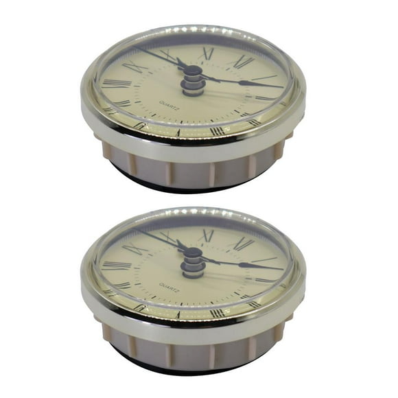 2 piezas de movimiento de reloj de vintage opearted pantalla analógica de 70 mm para reloj de pared Yotijar Skeleton Quartz Clock Insert