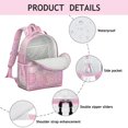 thumbnail image 4 of Boho Bohemia Pioneer Flower Art Backpack for School,Cute School Bag,Schoolbag with Adjustable Shoulder Straps & Padded Back,15.25"x11.5"x5.25", 4 of 6