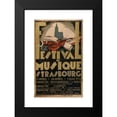 thumbnail image 2 of René Allenbach 13x18 Black Modern Framed Museum Art Print Titled - Music Festival, Strasbourg (1932), 2 of 5