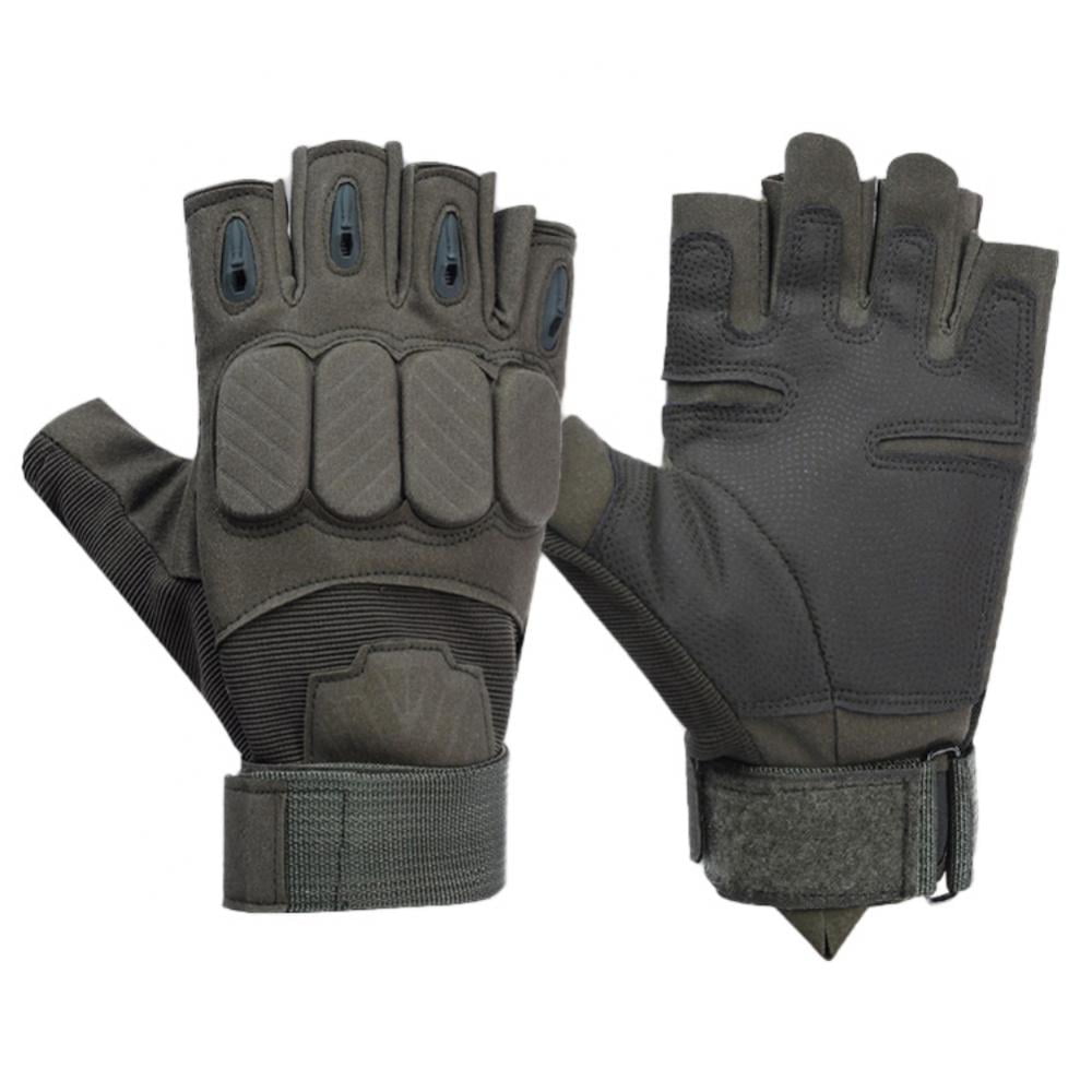 Tactical Half Finger Gloves for Motorbike Motorcycle Cycling Climbing Hiking Men 