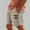 Beige a, variant on FITORON Mens Hawaiian Shorts Elastic Waist Drawstring Print Summer Casual Tropical Beach Shorts Beige