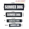 thumbnail image 3 of Albcorp Parches reflectantes para perros con respaldo de gancho para chalecos de animales de servicio/arneses grandes (6 x 2) pulgadas), 3 of 5
