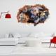 thumbnail image 1 of Pegatina de pared 3D Breaking Wall Zootopia Judy Nick para la decoración de la habitación, 11 Afortunado Sencillez, 1 of 2