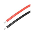 thumbnail image 2 of Uxcell 17AWG Flexible Tinned Copper Wire Black Red Silicone Orange Black 2pcs, 2 of 5