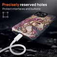 thumbnail image 6 of Magnetic Case for iPhone 16 Pro Max, Compatible with Magsafe Hybrid Heavy Duty 2 In 1 Full Body Rugged Shockproof Protection Glossy Case for iPhone 16 Pro Max Celestial Unicorn Sun Stained Glass, 6 of 7