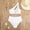 White, variant on Women's Two Piece Swimsuit Solid Color Sexy One Shoulder Bikini Bathing Suits for Senior Women plus Size Sunflower Bathing Suits for Women Swimsuits for Women with Shorts Underwire Sunflower Swimsuits