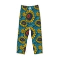 thumbnail image 4 of Xecao Sunflowers Men's Straight Lounge Pajama Pants: The Ultimate in Comfortable Sleepwear, 4 of 9