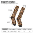 thumbnail image 3 of Bixox Skulls Patterned Men's and Women's Knee Socks High Socks Outdoor Sports Socks, 3 of 5