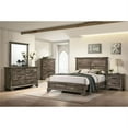 thumbnail image 2 of Furniture of America Gafin Transitional Wood Eastern King Panel Bed in Gray, 2 of 5