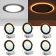 thumbnail image 1 of Luz LED empotrable negra Amico de 6 pulgadas, 12 W, 5 CCT, paquete de 6, 1 of 7