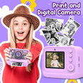 thumbnail image 5 of Kids Camera Instant Print for Girls, Dual Camera with Print Paper 32G Card, Christmas Birthday Gifts Toys for Toddler and Teenagers Age 3-16 Years Old Halloween Gift for Christmas, 5 of 7