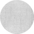 thumbnail image 1 of Ahgly Company Indoor Round Solid Gray Modern Area Rugs, 6' Round, 1 of 4