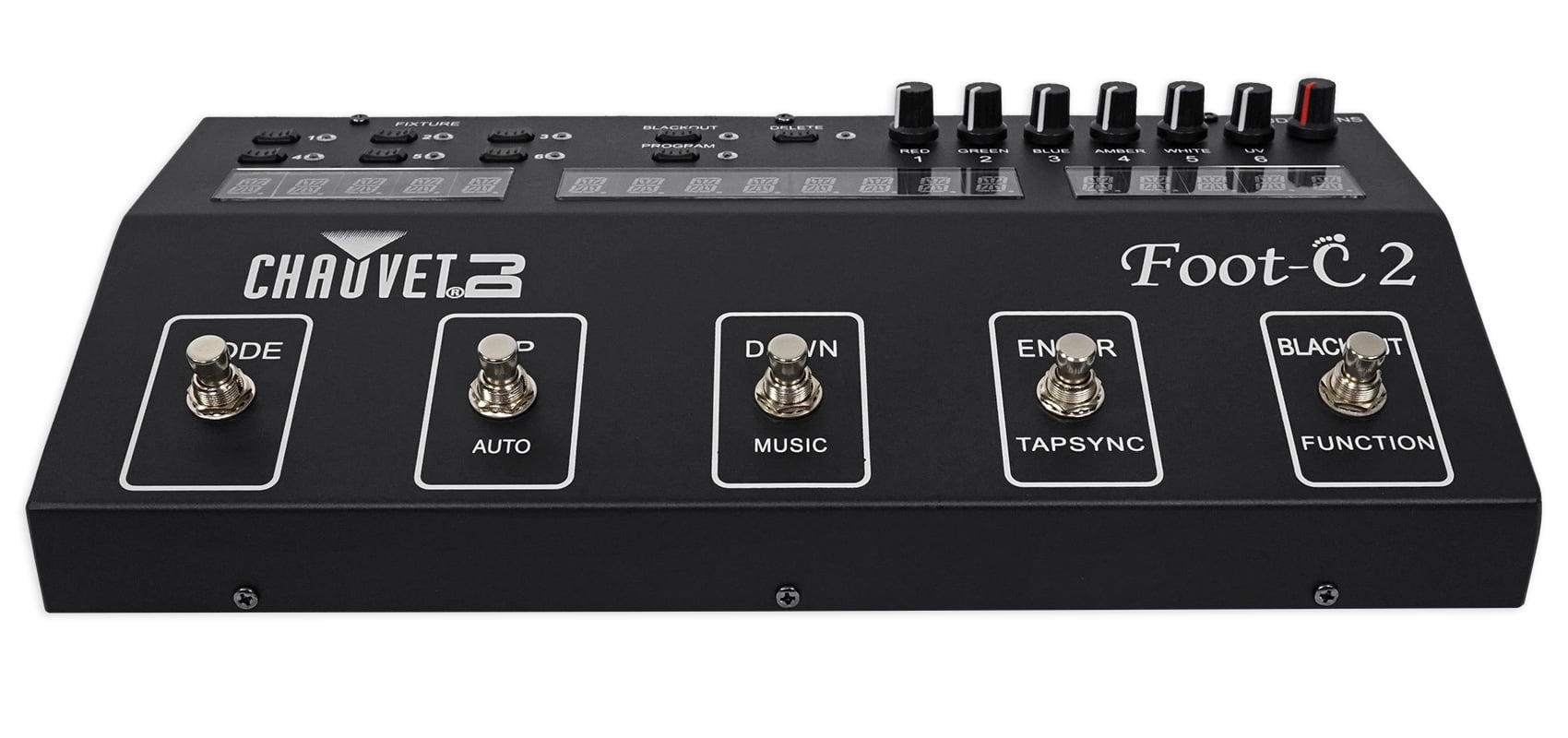 Chauvet DJ Foot C-2 36-Channel DMX Foot Controller w/MIDI Input w/Display+Cables