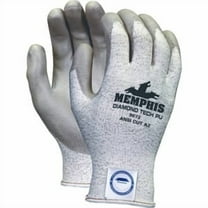 Memphis, MCSCRW9672XL, Dyneema Dipped Safety Gloves, 2 / Pair, Gray