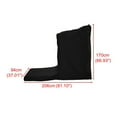 thumbnail image 2 of Treadmill Cover Indoor Outdoor Running Jogging Machine Waterproof Dust Covers 206*94*170Cm Black, 2 of 9