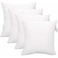 thumbnail image 3 of Accent Home Pack of 4 Pc Hypoallergenic Square Form Decorative Throw Pillow Inserts Couch Sham Cushion Stuffer - 20 x 20 inches, 3 of 8