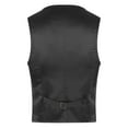 thumbnail image 4 of Manyakai Women's Sparkle Sequins Waistcoat Open Front Jacket Sleeveless Coat Vest Tops Black 3XL, 4 of 7
