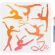 thumbnail image 1 of Plantillas de pintura para dibujar con huecos de PET de EE. UU., 1 pieza, para álbum de recortes de fotos, con 1 pieza de pinceles de arte, plantillas con patrón de bailarina: 300 x 300 mm, 1 of 8