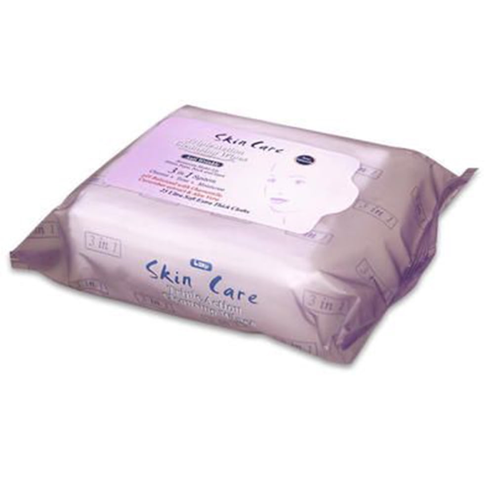 Facial Wipes 25 Count 3in1 Cleansng by Skin Care Walmart Canada