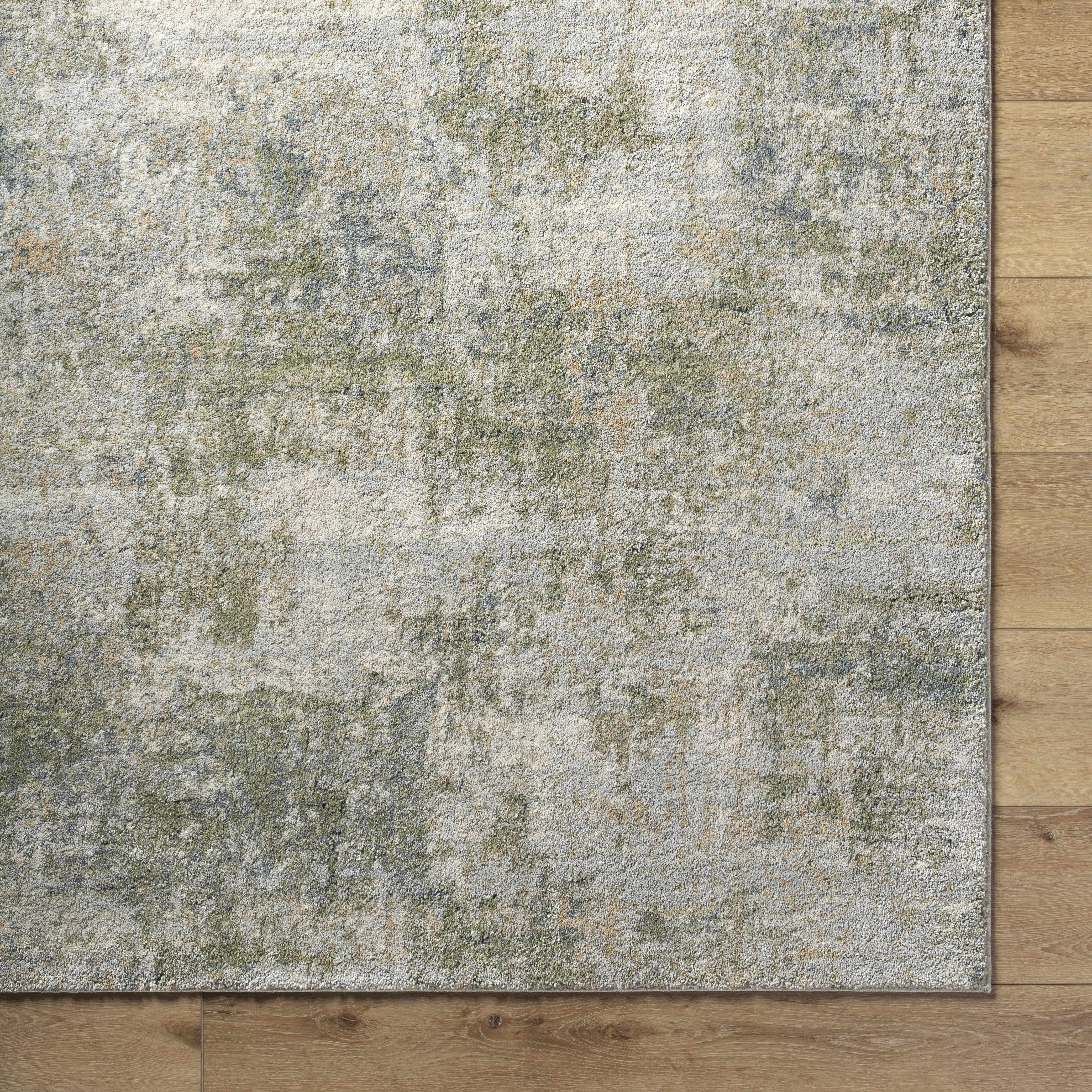 Hauteloom Zazie Living Room, Bedroom Area Rug - Contemporary - High Pile - LightGray, LightBeige, LightOlive - 10' x 14'