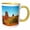 Yellow/White, variant on 3drose, Monument Valley Arizona, 11oz Magic Transforming Mug