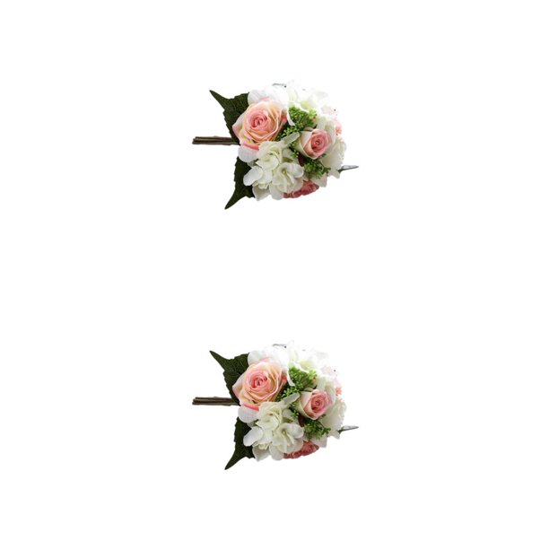 Ramo de Flores Artificiales Billuyoard Rosa Claro 2Conjunto
