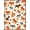 Orange, Pattern 3, variant on ODIKA 2x3 Machine Washable Non-Slip Area Rug, Jungle Friends Customized with Monkey Toucan Tiger Graphics High Traffic Rug with Pad, Orange, 683383