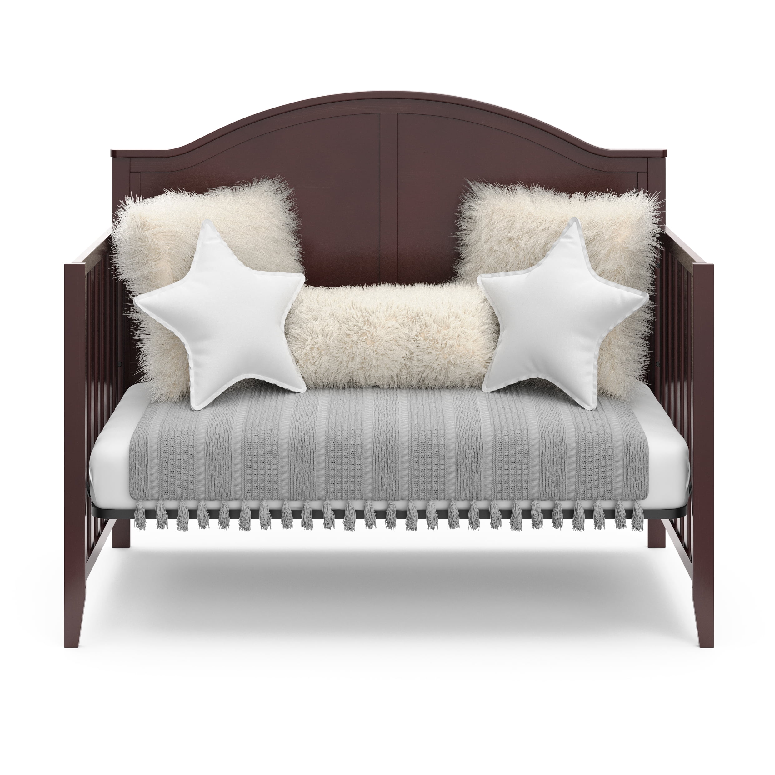 Graco Wilfred 5-in-1 Convertible Baby Crib, Espresso
