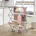 thumbnail image 4 of Adjustable & Foldable Clothes Hanger, Retractable Collapsible Clothing Rack, Space Saving Hangers for Indoor Air Drying, Energy Saving, Ideal for Closet, Laundry Room & Travel, 4 of 7