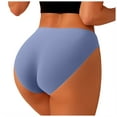 thumbnail image 4 of vigerkar Womens Seamless Underwear Pure Invisible Breathable Brief Ladies Stretch Hipster Panties Blue, S, 4 of 8