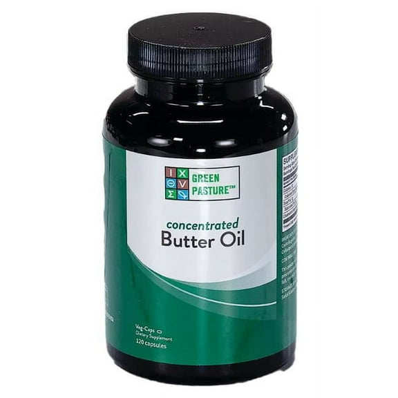 Green Pasture Products Concentrated Butter Oil 120 Veg Caps