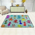 thumbnail image 3 of SKYSONIC Funny Sea Creatures Lightweight Carpet Mats Area Soft Rugs Floor Mat Rug Decoration for Kids Room Living Room Bedroom 72 x 48 inches, 3 of 6