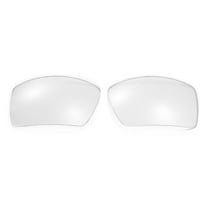 Walleva Clear Replacement Lenses for Oakley Eyepatch 2 OO9136 Sunglasses