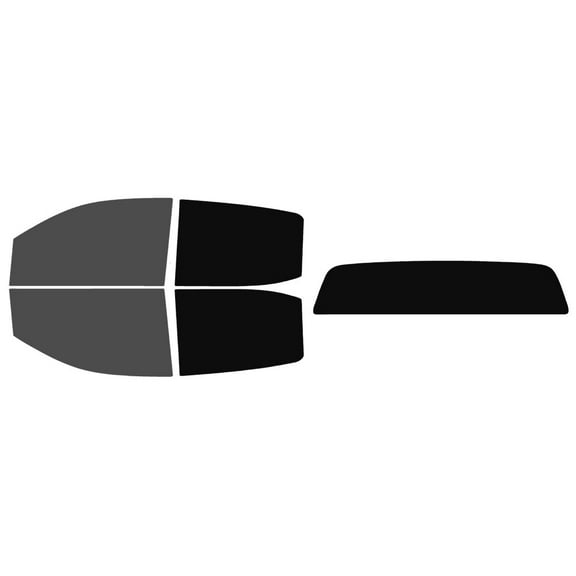 The Tint Effect Precut Window Tint Kit Compatible with Chevrolet Colorado Crew Cab 2015-2022 (Full truck includes: 30% front doors / 5% Rear doors and solid rear windshield) Automotive Film