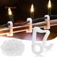 thumbnail image 1 of 20 clips para luces navideñas, mini clips para luces navideñas, ganchos para canaletas para colgar luces de exterior., 1 of 5
