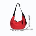 thumbnail image 3 of Bolso cruzado casual ligero con múltiples bolsillos, correa ajustable, gran capacidad para viajes diarios, trabajo, escuela y actividades al aire libre., 3 of 6