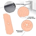 thumbnail image 3 of Almohadilla de extensión de silicona para manija de grifo, protector contra salpicaduras de grifo, protector contra salpicaduras de fregadero de cocina, 3 of 5