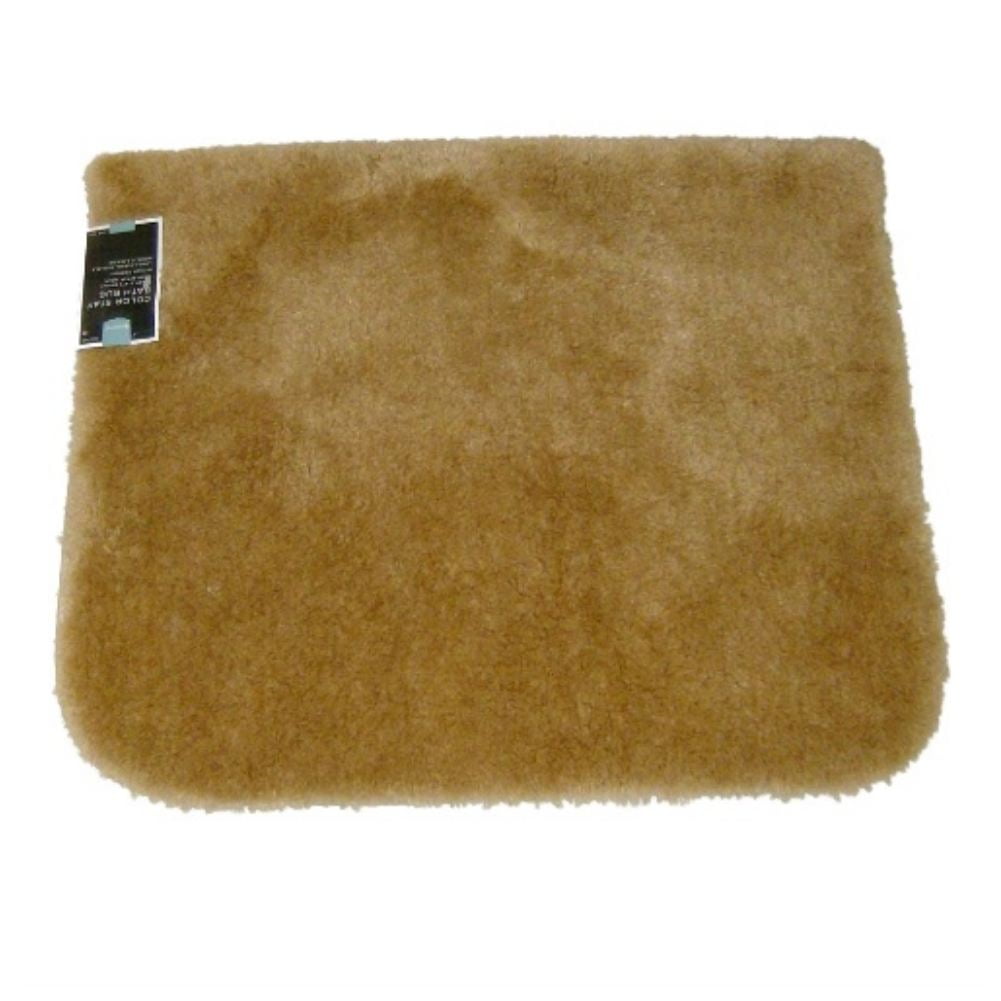 Home Color Stay Bath Rug Chapman Tan Nonslip Accent Mat 17x 24