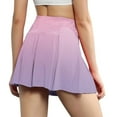 thumbnail image 3 of aidice Womens Athletic Shorts Summer Mid Waisted Comfy Running Workout Gradient Color Skirts Shorts, 3 of 6