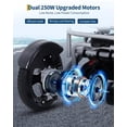 thumbnail image 4 of Electric Wheelchair for Adults, 30 Miles Long Travel Range with 2 PCs 12Ah 24V Battery,Ultra Lightweight & Foldable, 330 LB Large Capacity, All Terrain Electric Mobility Chair & Airline Approved, 4 of 7
