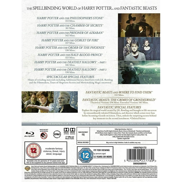  Wizarding World 10-Film Collection (Harry Potter